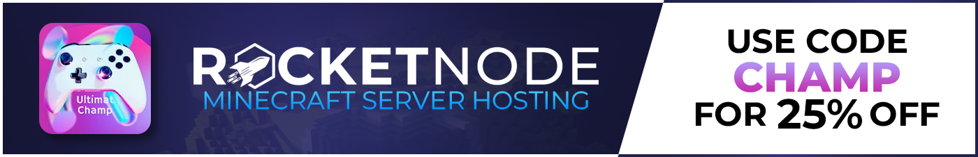 RocketNode Server Hosting: Use code CHAMP