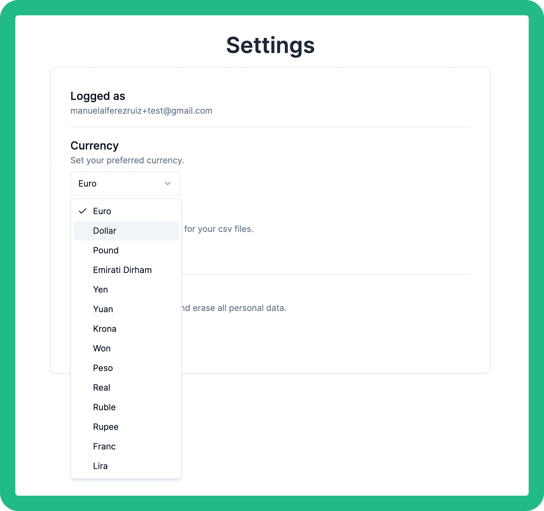 Multi-Currency Support