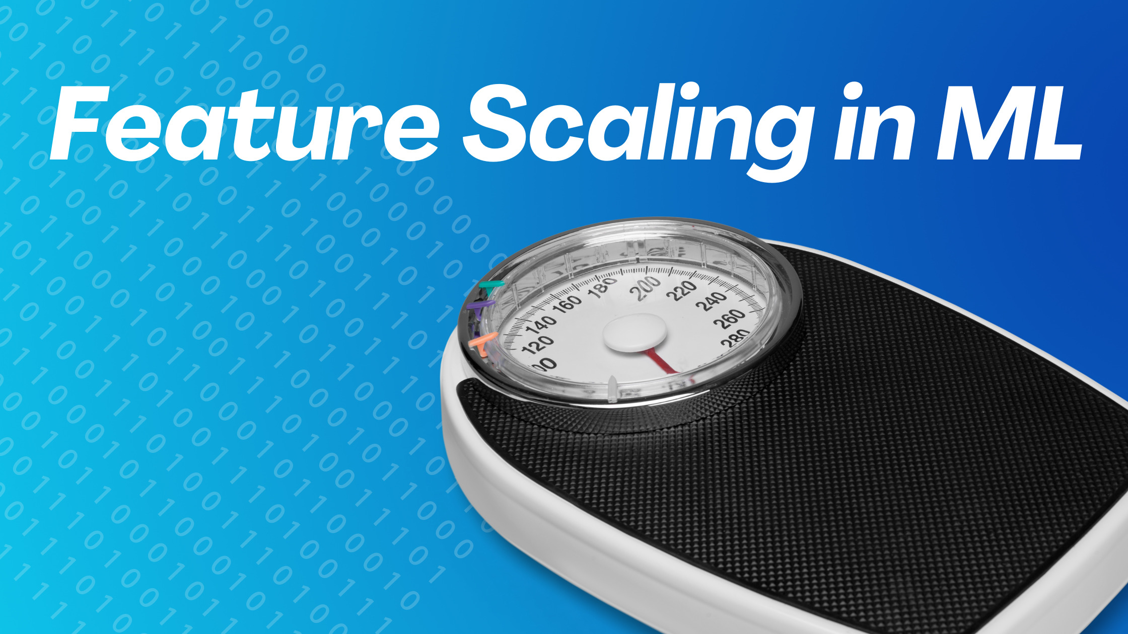 Understand the importance of scaling the features in machine learning