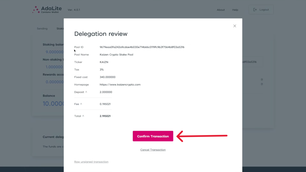 How to stake Cardano (ADA) Ledger Live