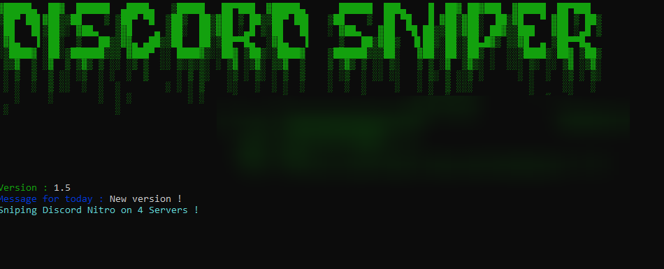 GitHub - Vedza45/Nitro-Sniper: Nitro Sniper made in python. · GitHub
