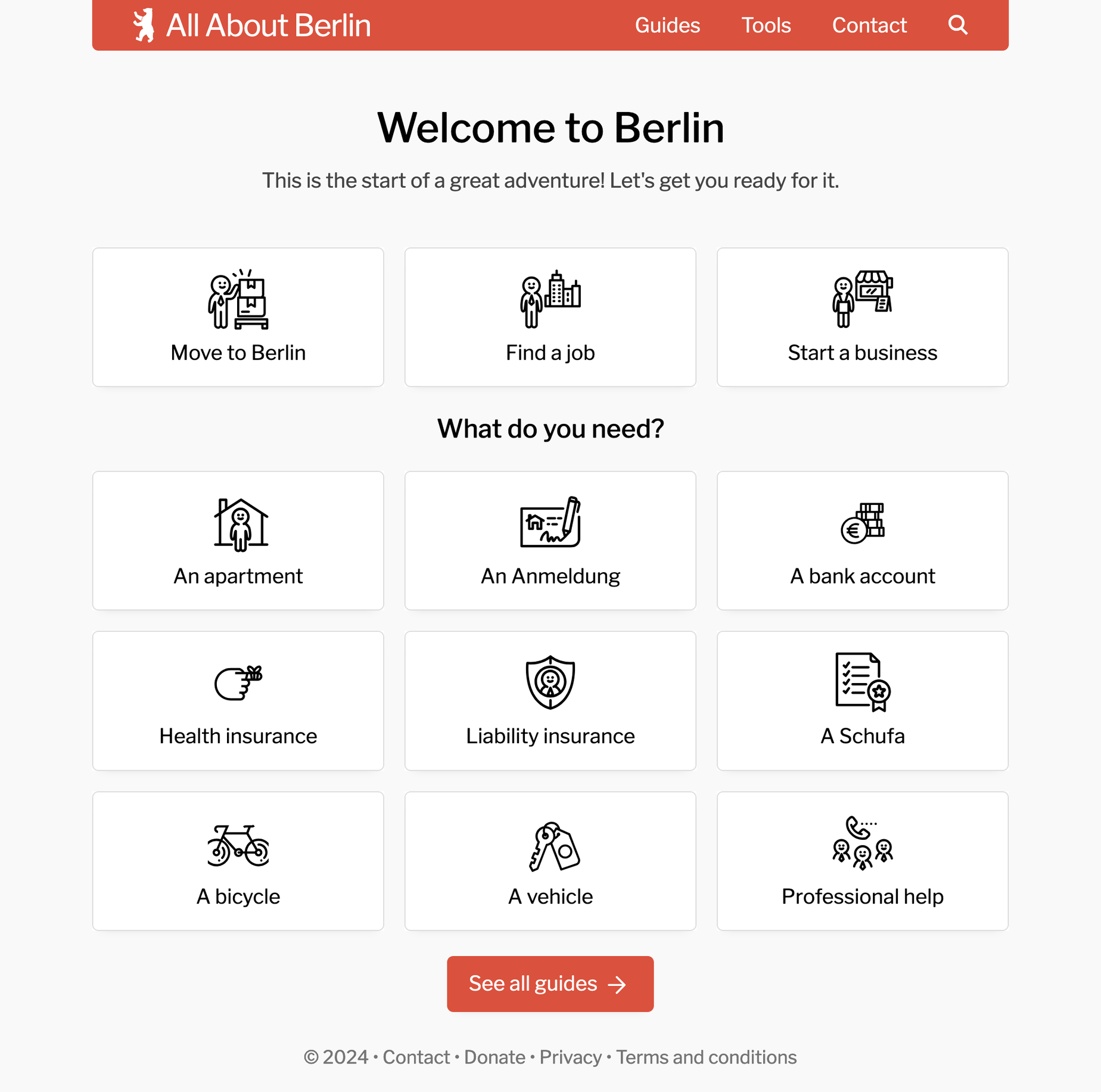 Screenshot of All About Berlin