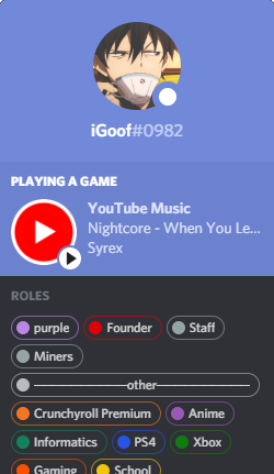 Discord Rich Presence