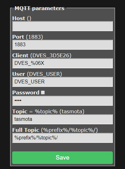 Configure MQTT 