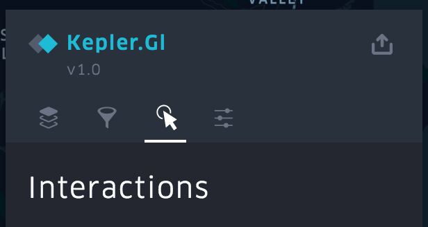 Interaction menu