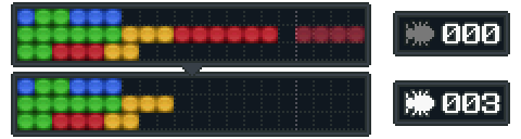 Clearing a portion of a line