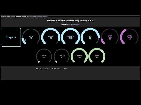 HexeFX Stereo Ping-Pong Delay