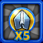 Achievement badge icon