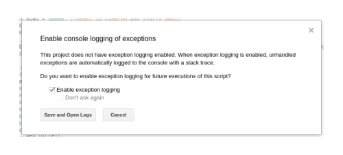 Enable Console Logging