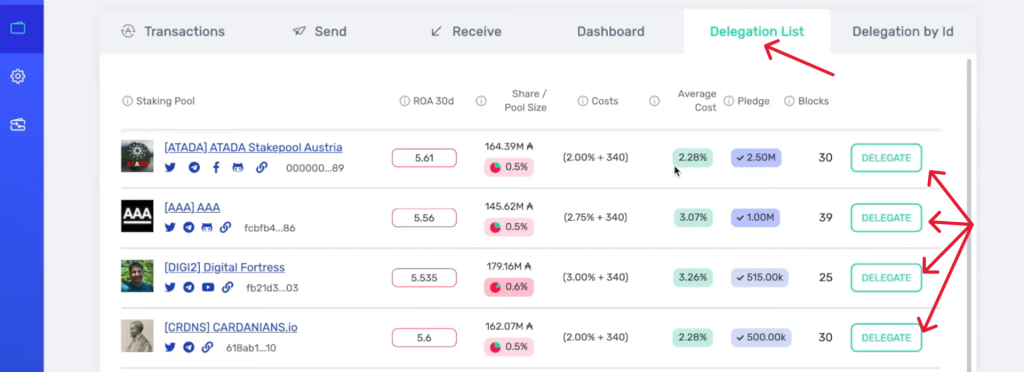 How to stake Cardano (ADA) Ledger Live