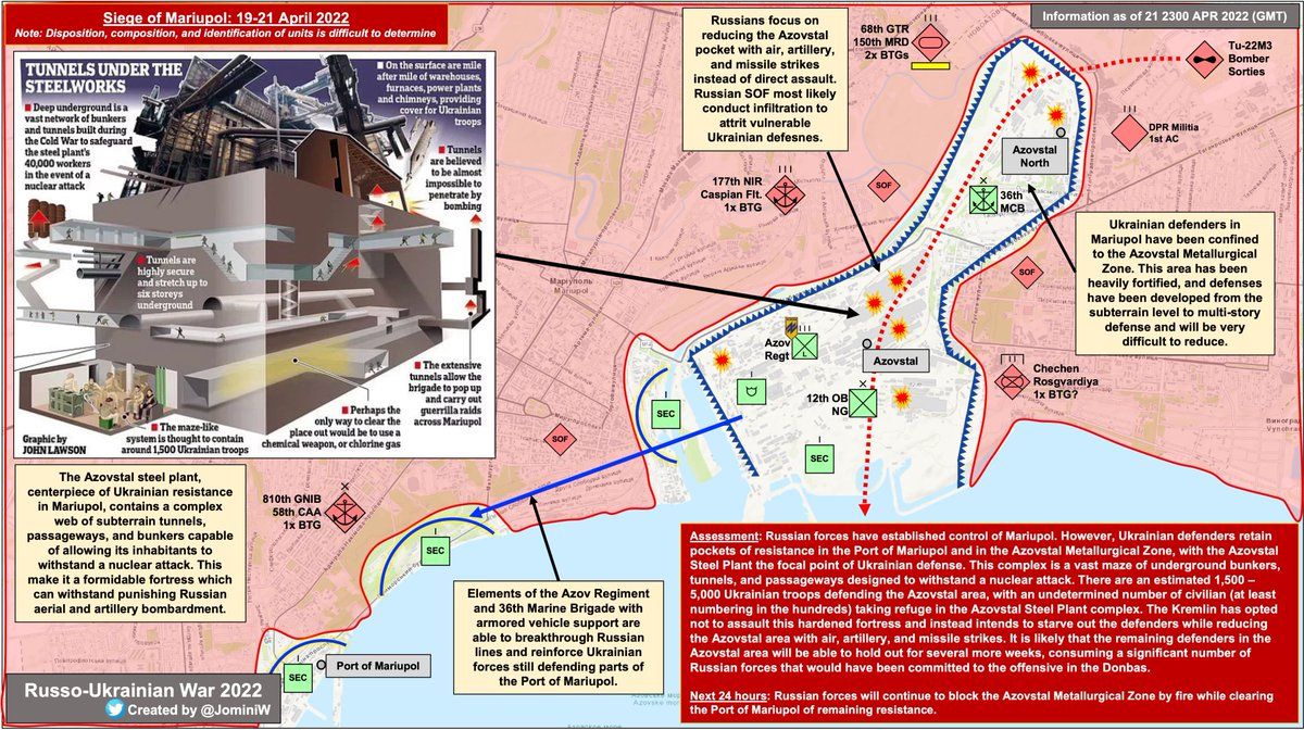 Siege of Mariupol 2022.4.19-21 🔍