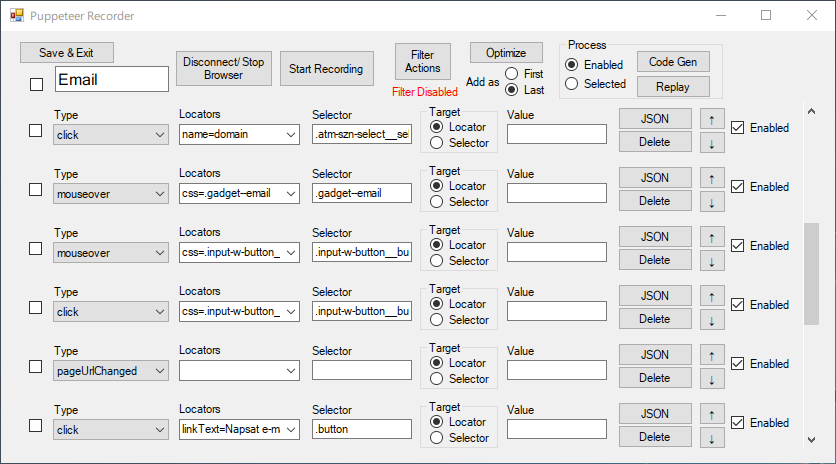 Frontend application