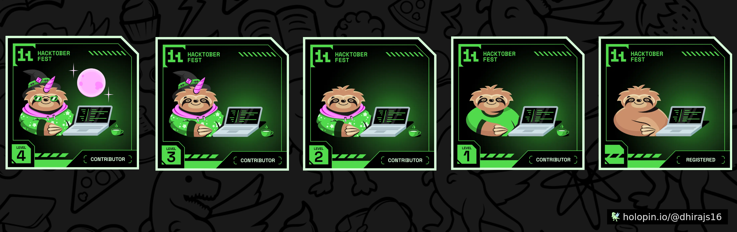 An image of @dhirajs16's Holopin badges, which is a link to view their full Holopin profile