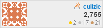 profile for cullzie at Stack Overflow, Q&A for professional and enthusiast programmers