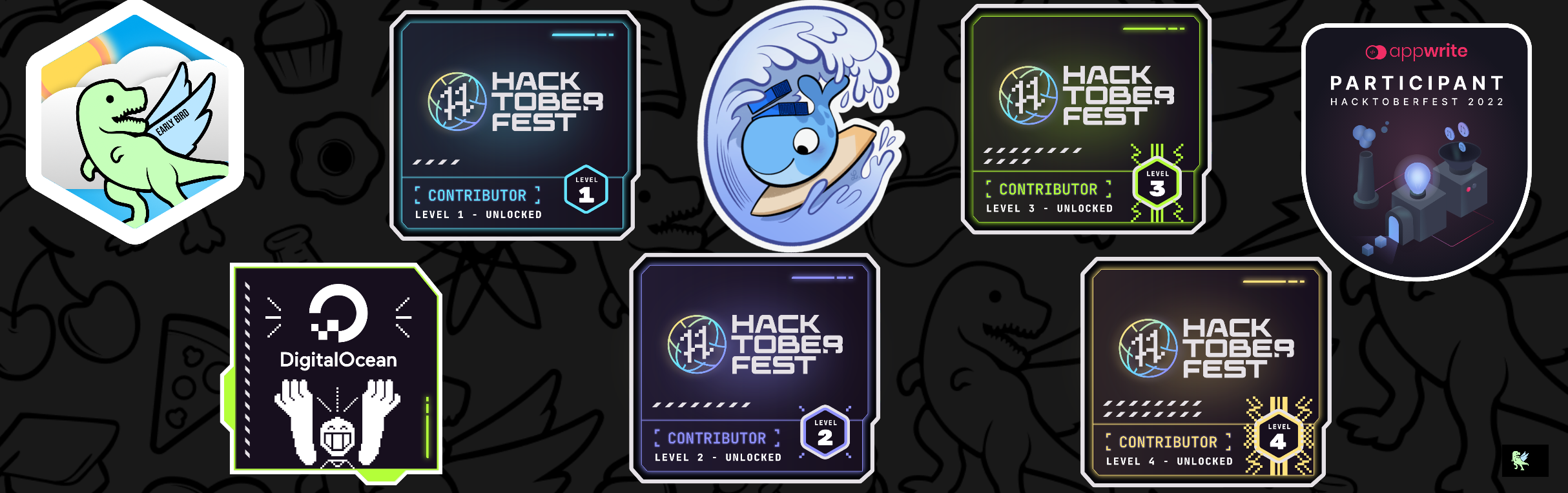 An image of @akash_26's Holopin badges, which is a link to view their full Holopin profile