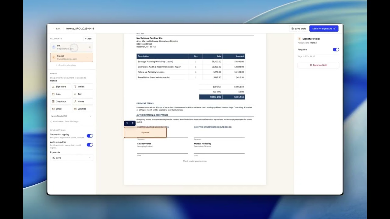 DocuRidge — full walkthrough (YouTube)