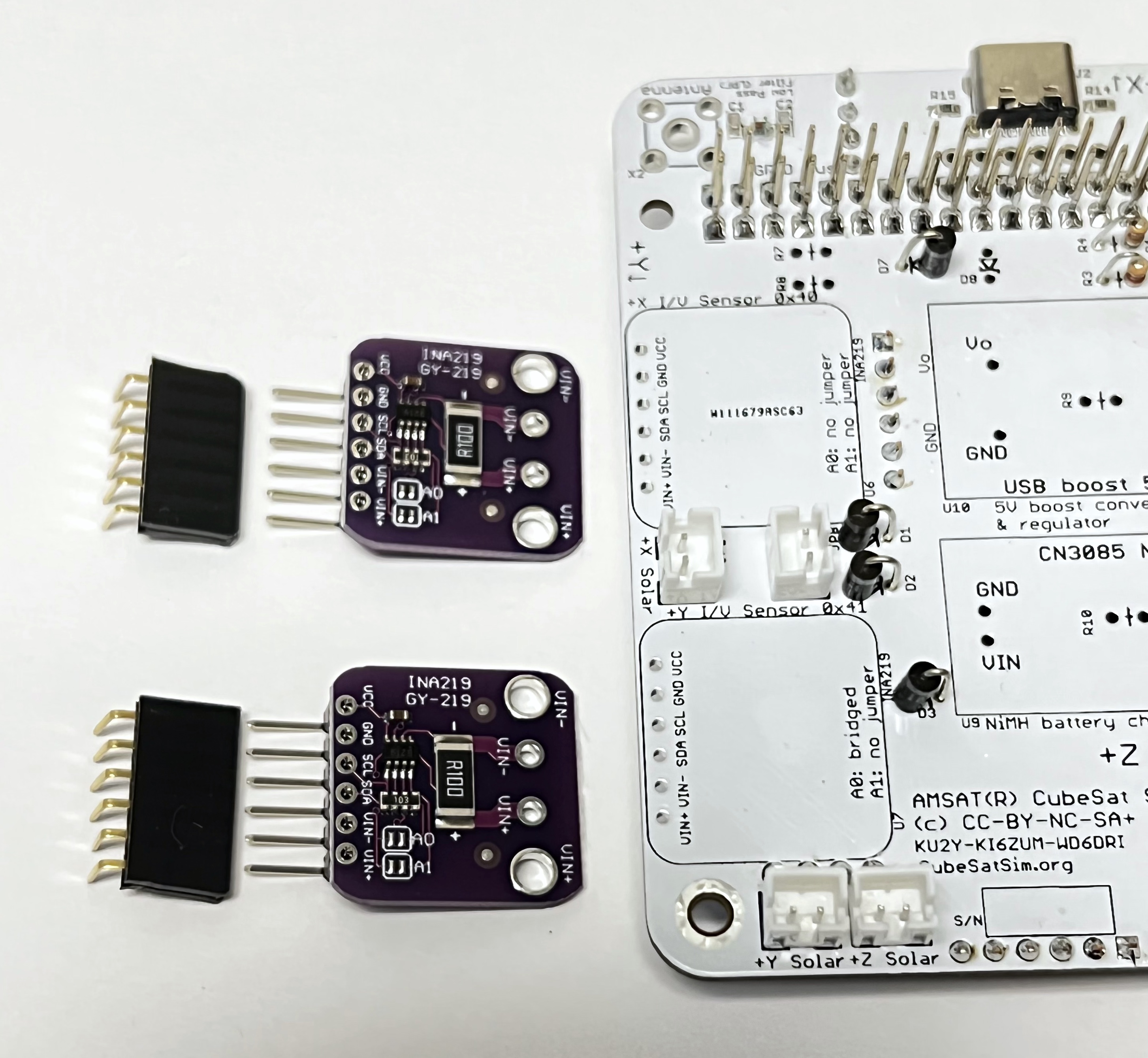 PCB with rest of INA219s