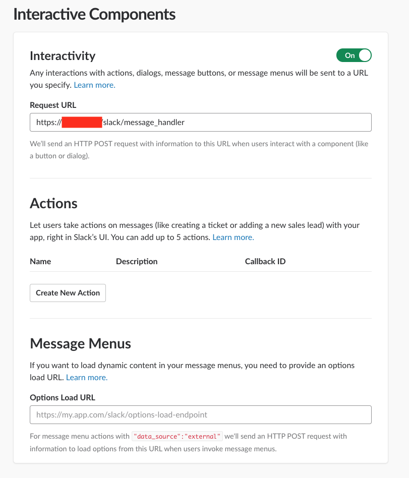 Interactive Components