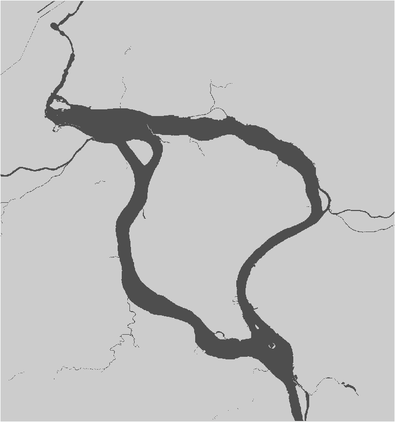 The River System in ASCII