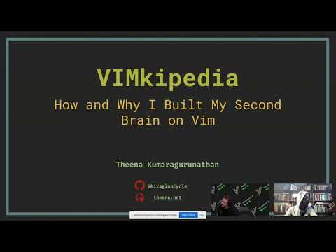 VimConf 2021: Writing, Editing and Worldbuilding on Vim