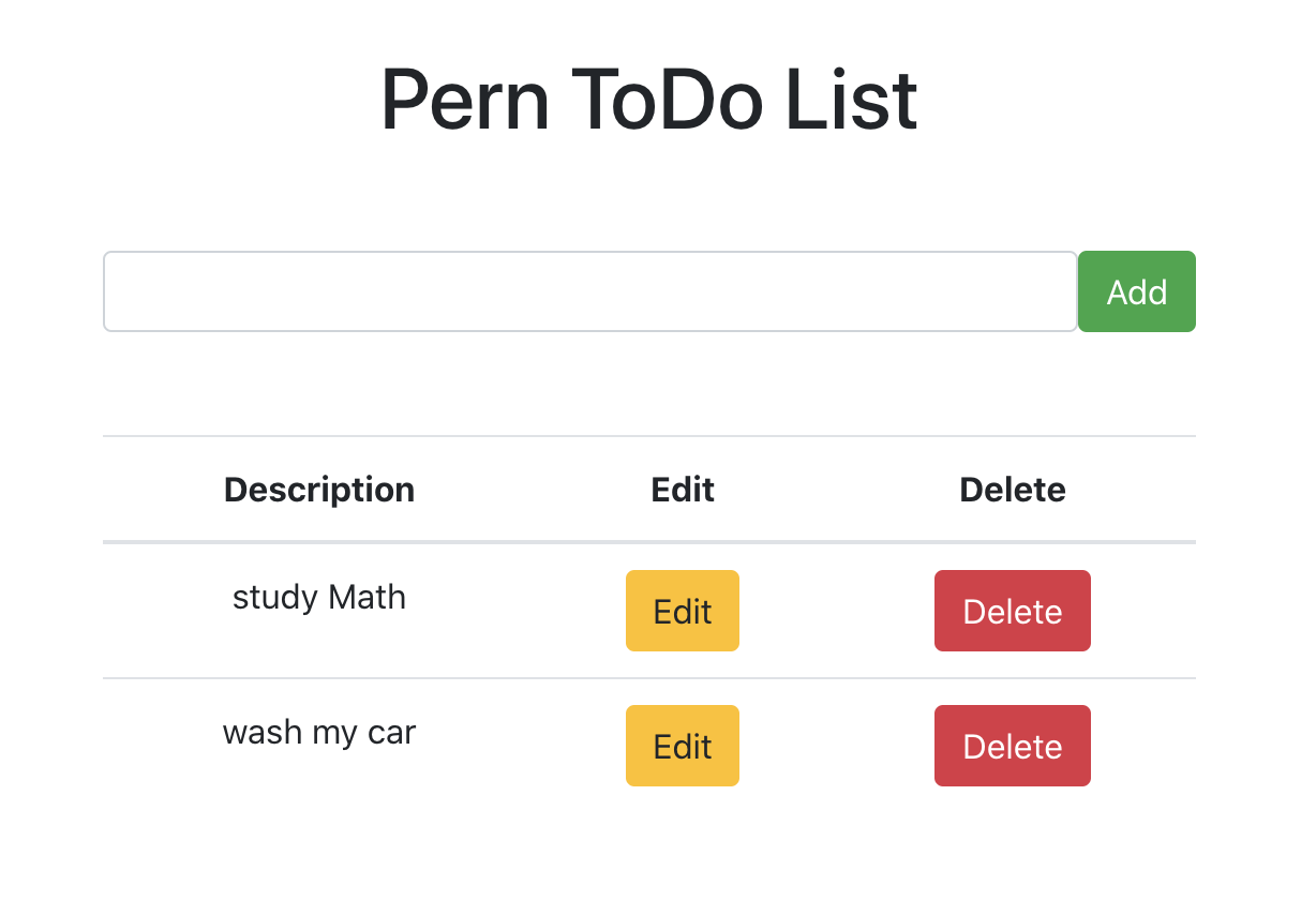 PERN-todo