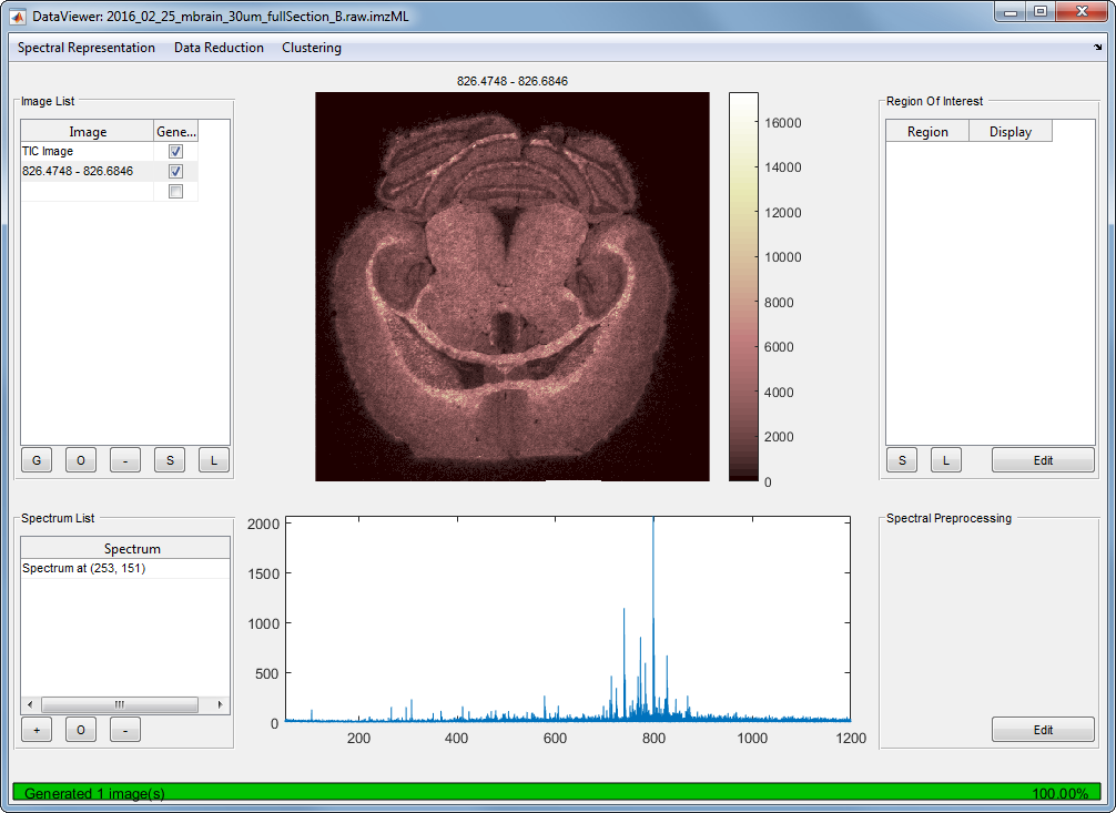 SpectralAnalysis Interface