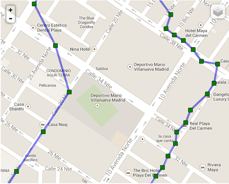 distanceFilter at city scale