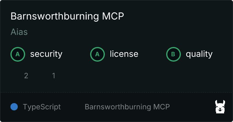 Barnsworthburning MCP server