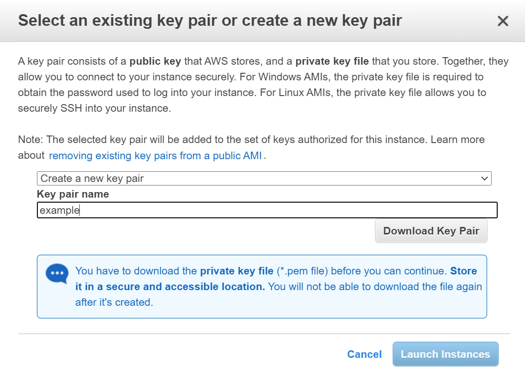 Create Key-Pair