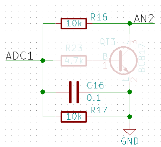 Analog input scheme