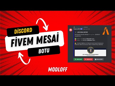 TÜRKİYEDE İLK FİVEM DİSCORD MESAİ BOTU!✨