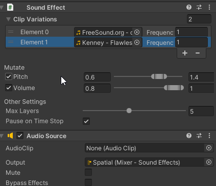 Sound Effect Fields