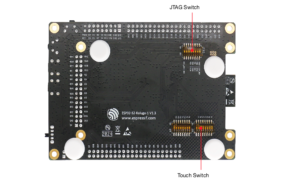 ESP32-S2-Kaluga-1 - back