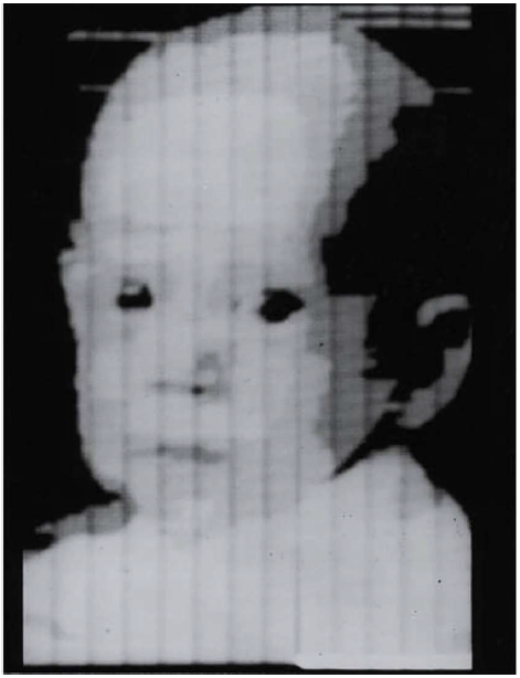 The first digital photograph by Russell A. Kirsch in 1957