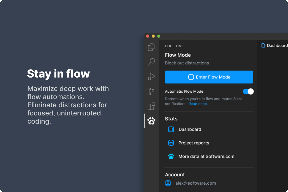 Code Time for VS Code Flow Mode