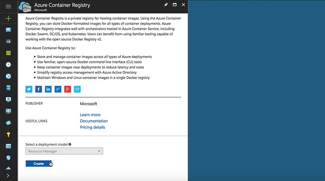 Create Azure Container Registry