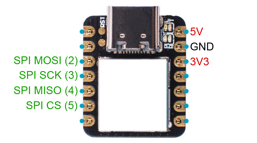 SeeeduinoXIAO_SPISlave_Wiring