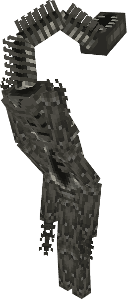 A tall humanoid with a very long neck