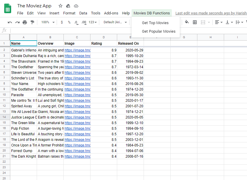 Output Image for Apps Script with REST API