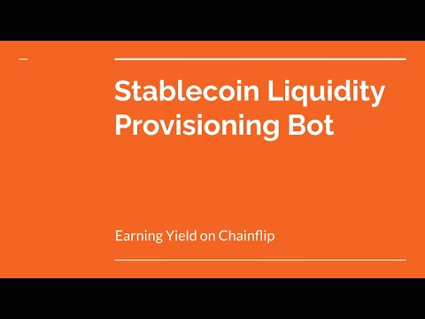 Chainflip Stablecoin Liquidity Provisioning Bot Demo