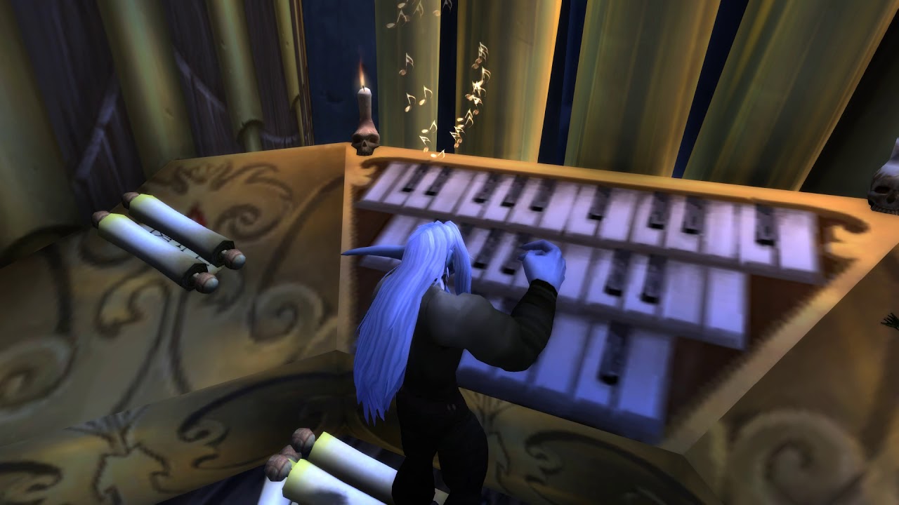 WoW Musician piano in-game demo