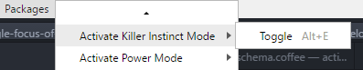 context menu