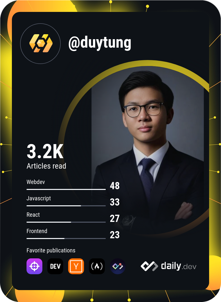 Duy Tùng's Dev Card