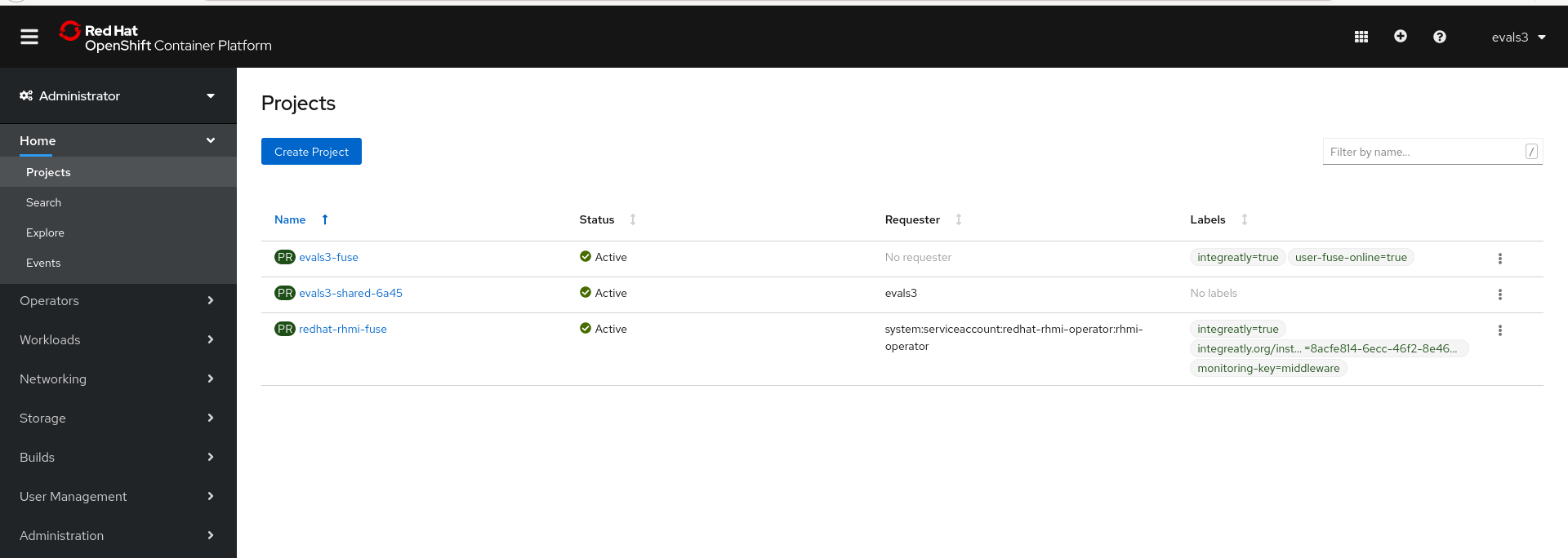 OPenshift Console