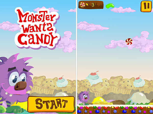 Monster Wants Candy - screen