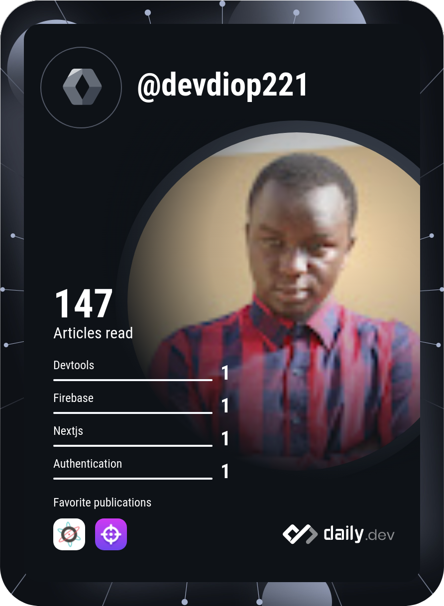 Mouhamed Diop's Dev Card