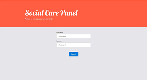 Social Care Application