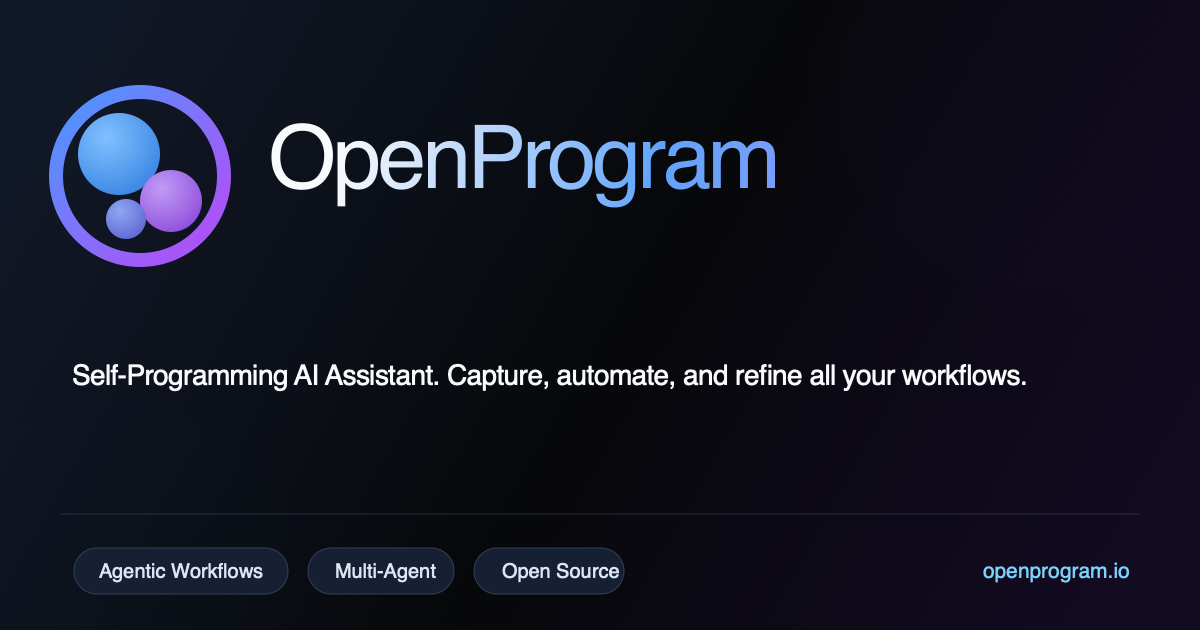 OpenProgram: Self-Programming AI Agent Framework