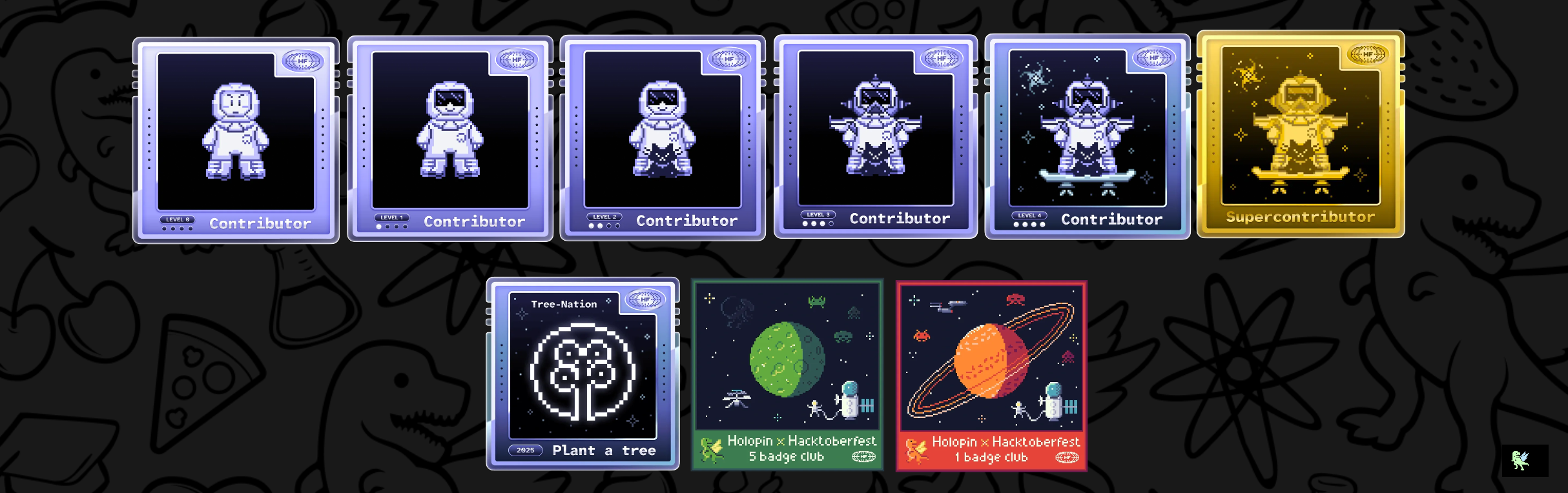 An image of @zxnb01's Holopin badges, which is a link to view their full Holopin profile