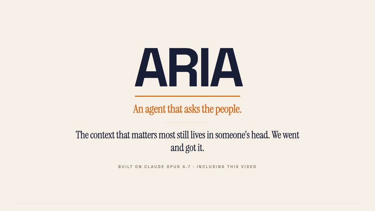 ARIA demo video